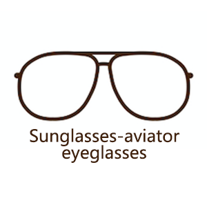 Sunglasses-aviator eyeglasses