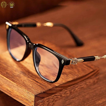 Jay Chou star glasses black glasses large frame decorative glasses myopia anti blue light presbyopia non-degree glasses