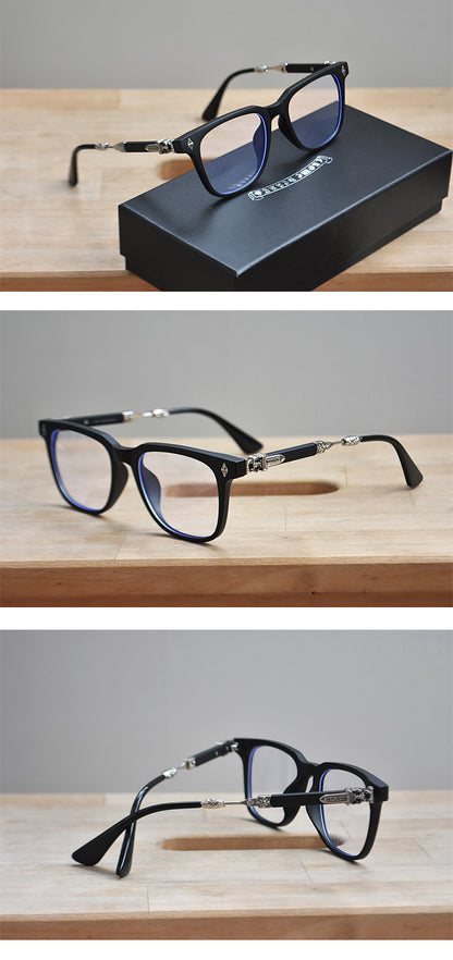 Jay Chou star glasses black glasses large frame decorative glasses myopia anti blue light presbyopia non-degree glasses