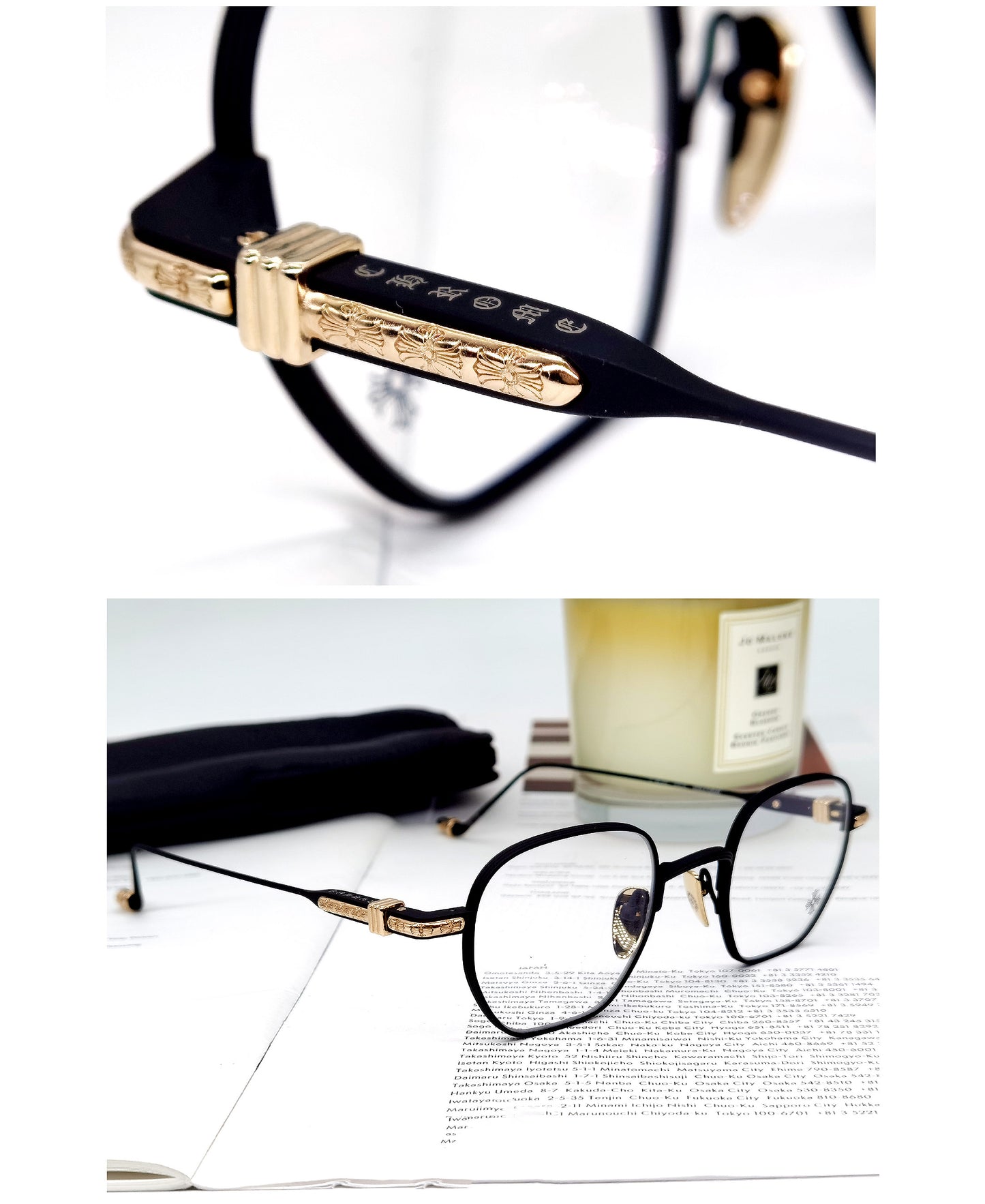 chromehear VAGILICTORIAN square frame glasses brand star same style glasses frame myopia presbyopia