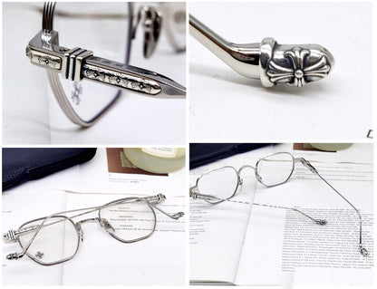 chromehear VAGILICTORIAN square frame glasses brand star same style glasses frame myopia presbyopia